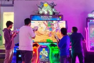boys play game in puno